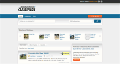 Desktop Screenshot of miniaturehorseclassifieds.com